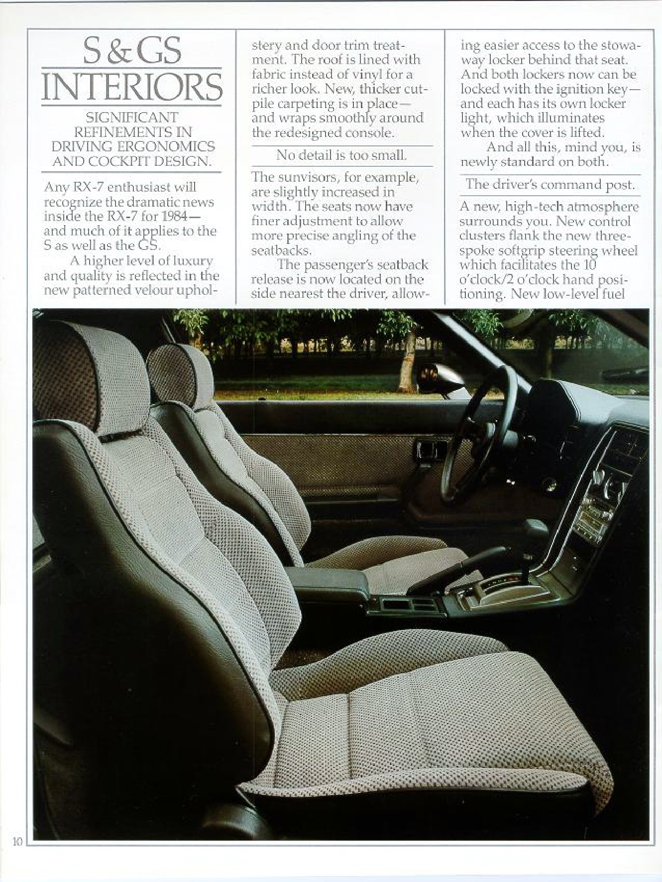 1984 Mazda RX-7 Brochure Page 22